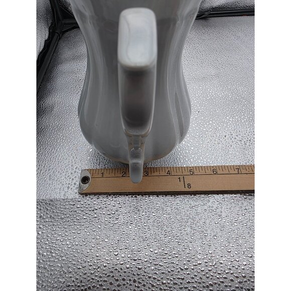 Vintage Walbrzych Coffee Pot Ivory with gold trim Made in Poland - Picture 5 of 7